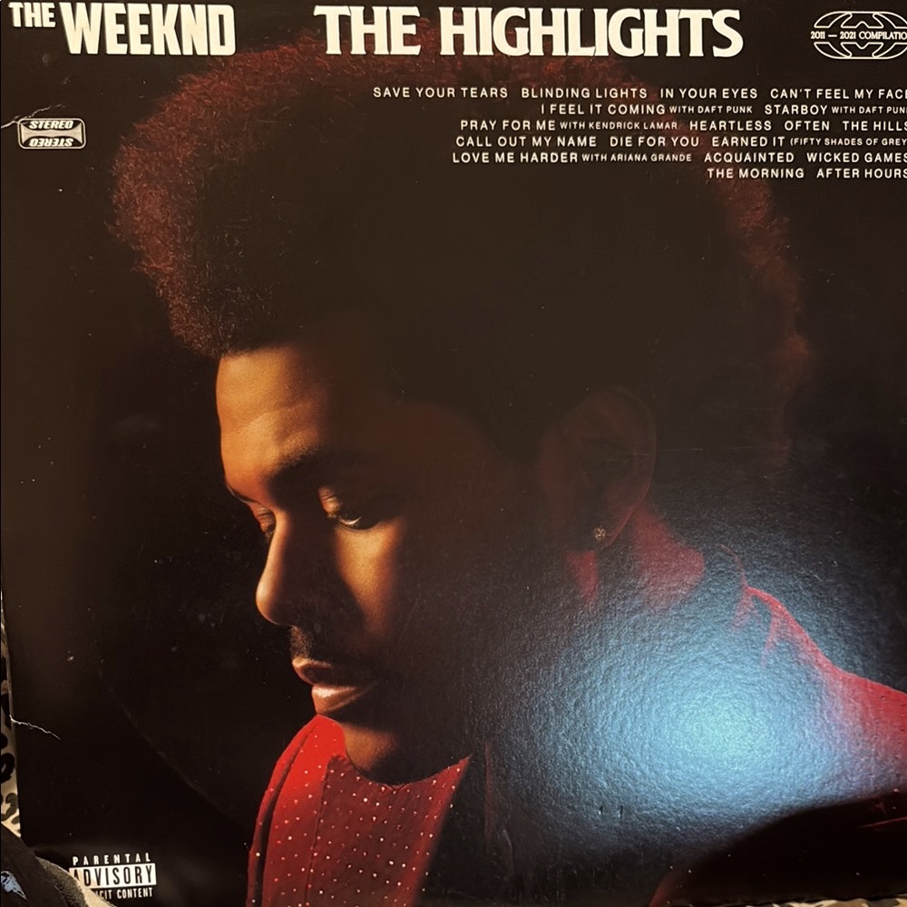 The Weeknd 'The Highlights' Vinyl Record
